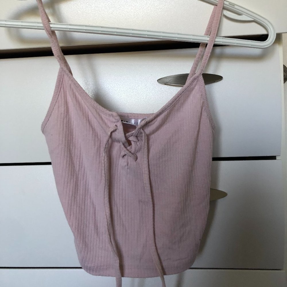Light Pink Crop Top